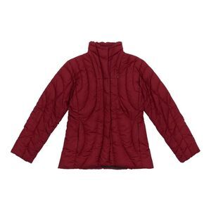 Patagonia Winter Rays Down Jacket Women L Quilted Insulated Puffer Red Zip